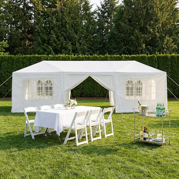 The Courtyard — 10x10 to 10x20 Tent Package