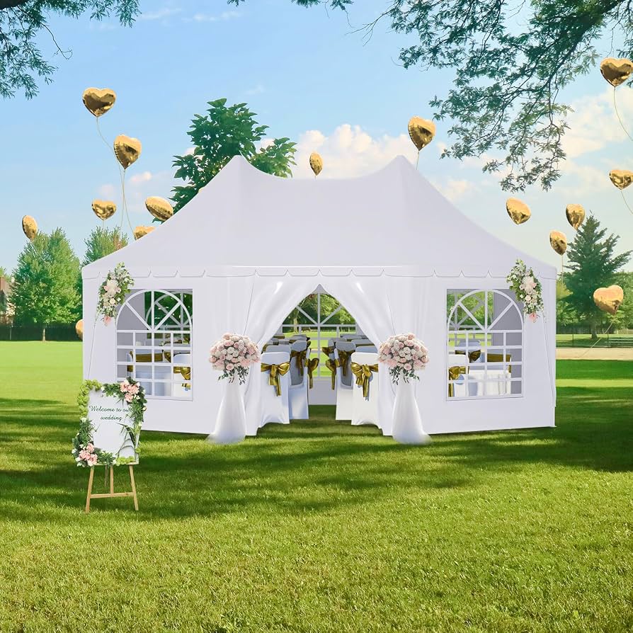The Garden Reception — 20x30 to 20x40 Tent Package